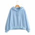 Loose hooded pullover warm sweater  NSHS31482