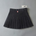 high waist pleated thick woolen skirt  NSAC31706