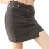 high waist small split denim short skirt   NSHS31726