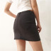 high waist small split denim short skirt   NSHS31726
