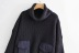 turtleneck pocket bat sleeve sweater NSHS31729