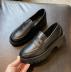 thick-soled retro small leather shoes  NSCA31792