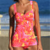 sexy print thin split swimsuit NSHL31812