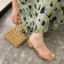 fashion square toe thick bottom slippers NSHU31909