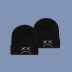 Black fashion knitted hat   NSTQ30770