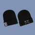 Black fashion knitted hat   NSTQ30770