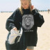 Oversize lion print sweatshirt NSHS31723