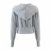 fashion trend hooded sweatjacket  NSAM32061