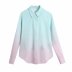 tie-dye chiffon shirt  NSAM32066