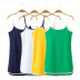 color matching rim design suspender dress  NSLD32299