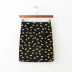 velvet bronzing butterfly print short skirt NSLD32302