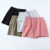 stretch high waist short denim skirt NSHS32655