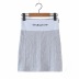 thread elastic wrap hip high waist skirt NSHS32662
