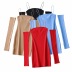 slim flat sleeve solid color sling dress   NSAC32682