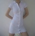 sexy thread cotton stretch shirt dress NSAC32760