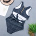 sexy zipper lattice one-piece swimsuit  NSHL32986