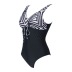 sexy printed triangle one-piece swimsuit  NSHL32987