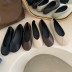 soft leather flat shoes NSHU33062