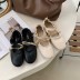 fashion pearl flat ballet shoes NSHU33074