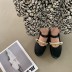 fashion pearl flat ballet shoes NSHU33074