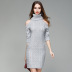 sexy off-the-shoulder knitted dress  NSYH33219