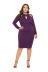 sexy solid color hollow long-sleeved plus size dress NSLM33255