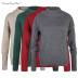 casual half high collar slim solid color warm long-sleeved sweater  NSJR33338