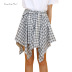 fashion irregular plaided skirt  NSJR33377