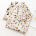 ditsy floral chiffon short-sleeved top NSJR33378