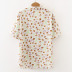 ditsy floral chiffon short-sleeved top NSJR33378