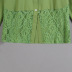 fashion lapel lace stitching loose long-sleeved shirt  NSJR33399
