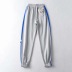 elastic waist stitching sports pants NSHS33450