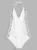 open back hollow one-piece swimsuit NSHL33540