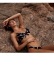 nuevo bikini de pecho cruzado con estampado de hojas NSHL33562