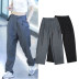fashion high waist loose drape casual suit pants   NSAC33573