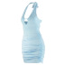 Sexy Bandage Halter Deep-V Dress NSZY33640