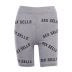 casual letter printed riding shorts NSXE33664