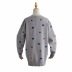 suéter de un solo pecho suelto con cuello en V de moda NSAC33808