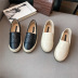 flat casual soft sole small leather shoes  NSHU33853