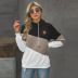 fall/winter new style solid color long-sleeved high neck lanyard decoration sweatshirt NSSI33884