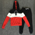 new hooded printed sports two-piece sweatshirt NSKX33900