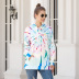 autumn and winter new loose long-sleeved printed hooded sweatshirt  NSZH33909