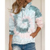 autumn and winter loose tie-dye printing casual long-sleeved sweatshirt  NSZH33917