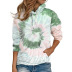 autumn and winter loose tie-dye printing casual long-sleeved sweatshirt  NSZH33917