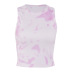 new summer fashion ribbed frame multicolor tie-dye vest  NSMX33949