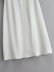 pleated puffy sleeves back slit mid-length dress NSAM33978