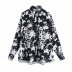 spring animal print blouse  NSAM34001