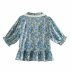 lace side doll collar puff sleeve short top NSAM34029