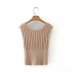 new twist waist knitted sleeveless top  NSAM34036