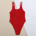 solid color double-sided halter sexy one-piece swimsuit  NSHL34073